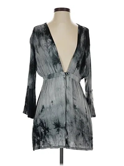 Pre-owned J Valdi Cocktail Dress In Gray