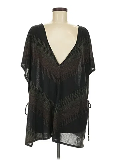 Pre-owned J Valdi Poncho In Black