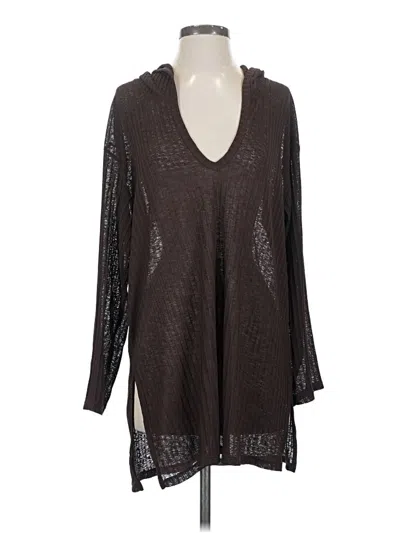 Pre-owned J Valdi Pullover Sweater In Brown