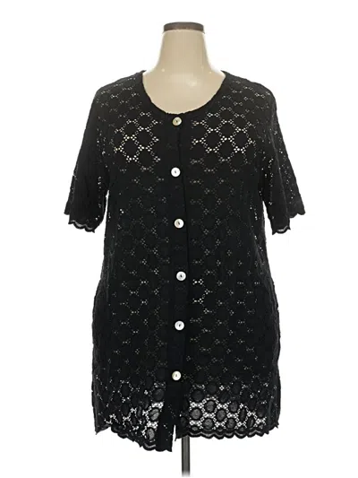 Pre-owned J Valdi Short Sleeve T-shirt In Black