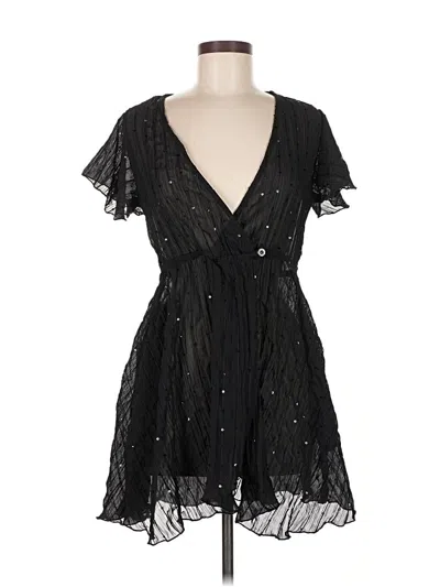 Pre-owned J Valdi Swimsuit Cover Up In Black