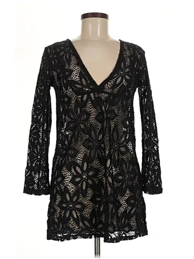 Pre-owned J Valdi Swimsuit Cover Up In Black