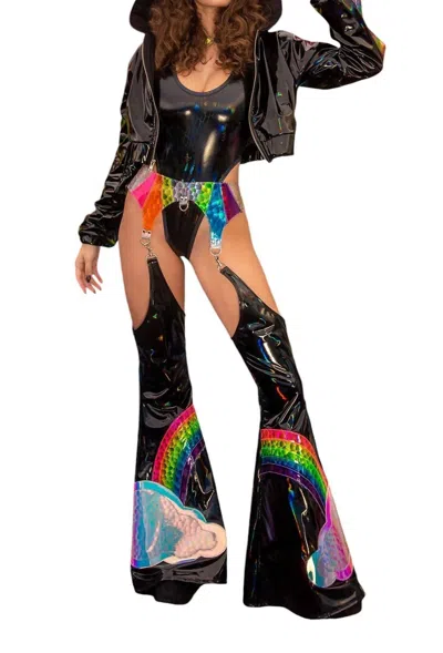 J. Valentine Holo Prism Hoodie In Black
