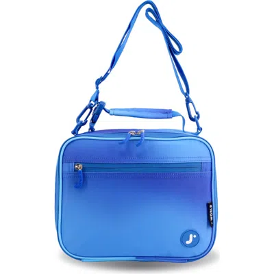 J World Boys And Girls Cody Insulated Kids Lunch Bag With Shoulder Strap In Blue
