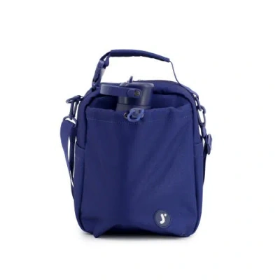 J World Cole Insulated Lunch Bag With Adjustable Strap In Blue