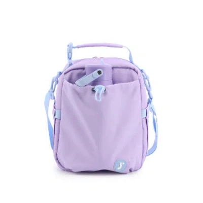 J World Cole Insulated Lunch Bag With Adjustable Strap In Purple