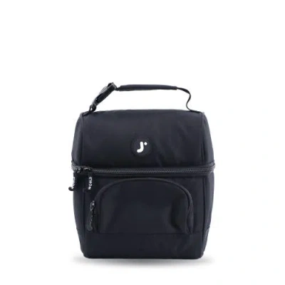 J World Corey Unisex Insulated Kids Lunch Bag For School In Black