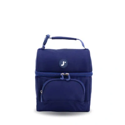 J World Corey Unisex Insulated Kids Lunch Bag For School In Blue