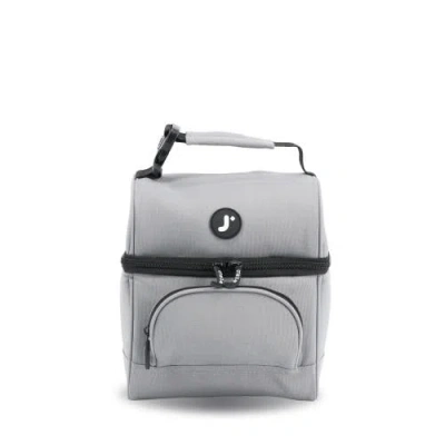 J World Corey Unisex Insulated Kids Lunch Bag For School In Gray