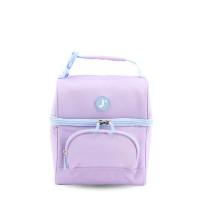 J World Corey Unisex Insulated Kids Lunch Bag For School In Purple