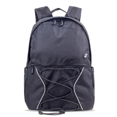 J World Cristos Unisex Casual Backpack With Laptop Sleeve In Black