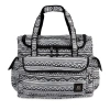 J World Donna Rolling Carry-on Tote With Laptop Sleeve For Travel And Work
