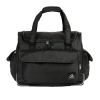 J World Donna Rolling Carry-on Tote With Laptop Sleeve For Travel And Work In Black