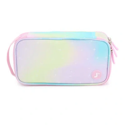 J World Doodle Pencil Case With Handle Strap In Aurora