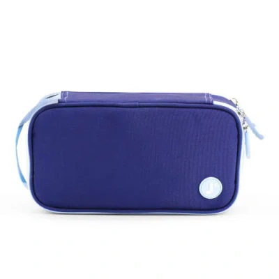 J World Doodle Pencil Case With Handle Strap In Navy