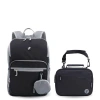 J World Junior Backpack With Lunch Box For School In Black
