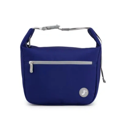 J World Lane Insulated Lunch Bag With Adjustable Clip-strap In Blue