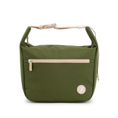 J World Lane Insulated Lunch Bag With Adjustable Clip-strap In Green