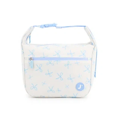 J World Lane Insulated Lunch Bag With Adjustable Clip-strap In White