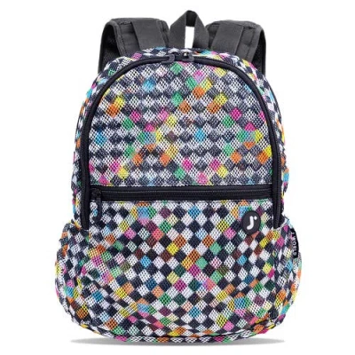 J World Mesh See-through Backpack For School