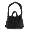 J World Puffy Convertible Tote With Adjustable Handles In Black