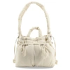 J World Puffy Convertible Tote With Adjustable Handles In Sand