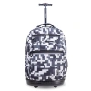 J World Sun Dance Laptop 20" Rolling Backpack In Multi