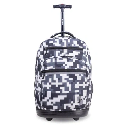 J World Sun Dance Laptop 20" Rolling Backpack In Multi