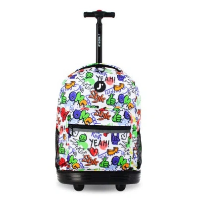 J World Sunrise 18" Kids Rolling Backpack