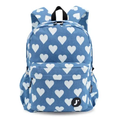 J World Unisex oz 17" Daily Backpack For School And Travel In Blue