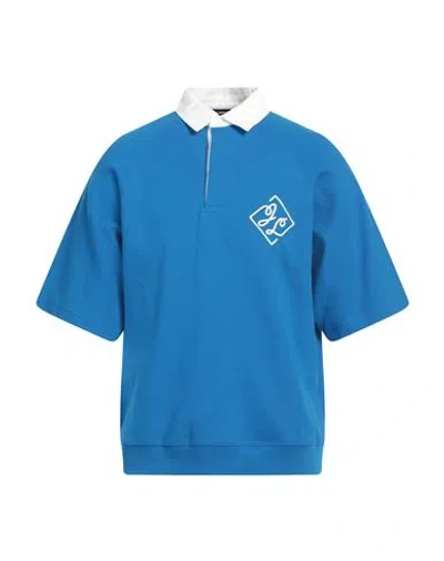 J. Lindeberg Man Sweatshirt Blue Size Xl Cotton
