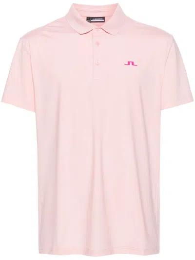 J. Lindeberg Duff Polo Shirt In Pink
