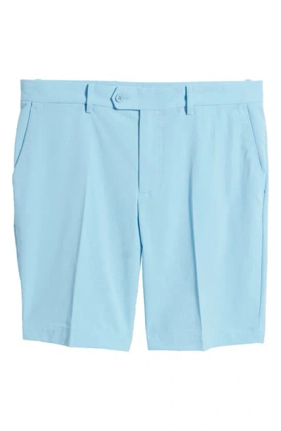 J. Lindeberg Vent Flat Front Performance Golf Shorts In Baltic Sea