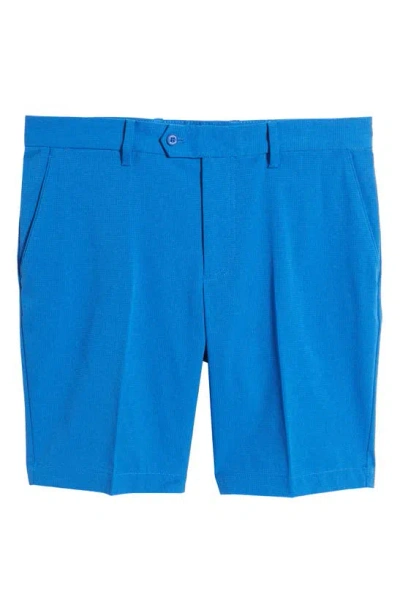J. Lindeberg Vent Flat Front Performance Golf Shorts In Nautical Blue