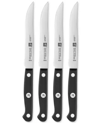 J.a. Henckels Gourmet 4-pc. Steak Knife Set In Black
