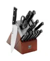 J.a. Henckels Dynamic 14-piece Self-sharpening Knife Block Set In Brown
