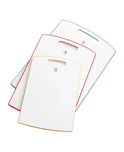J.a. Henckels Henckels Plastic Cutting Board Set, 3 Piece In White