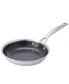 J.a. Henckels Paradigm Ceramic Stainless Steel 8" Dual Performance Fry Pan In Silver
