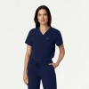Jaanuu 1-pocket Classic V-neck Scrub Top In Blue