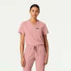 Jaanuu 1-pocket Classic V-neck Scrub Top In Purple
