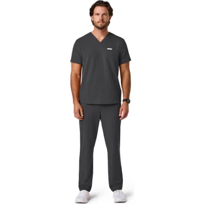 Jaanuu 5-pocket Scrub Set In Pewter