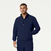 Jaanuu 6-pocket Classic Scrub Jacket In Blue