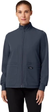 Jaanuu 6-pocket Classic Scrub Jacket In Blue