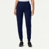 Jaanuu 6-pocket Slim Knit Scrub Jogger In Black