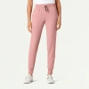 Jaanuu 6-pocket Slim Mid-rise Scrub Jogger In Pink