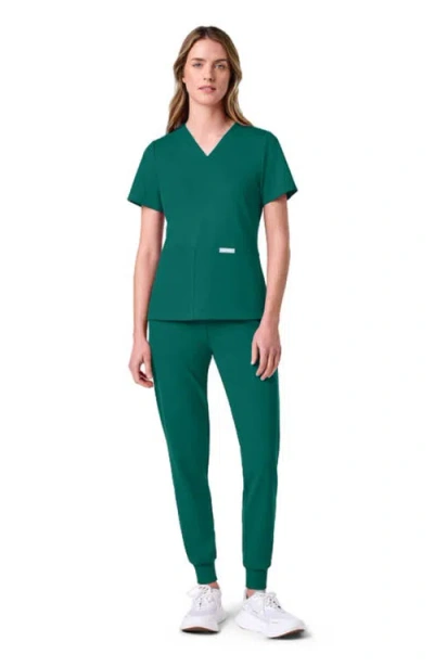 Jaanuu 6-pocket Scrub Set In Green
