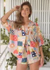 Jaase Daisy Days Print Samara Shirt