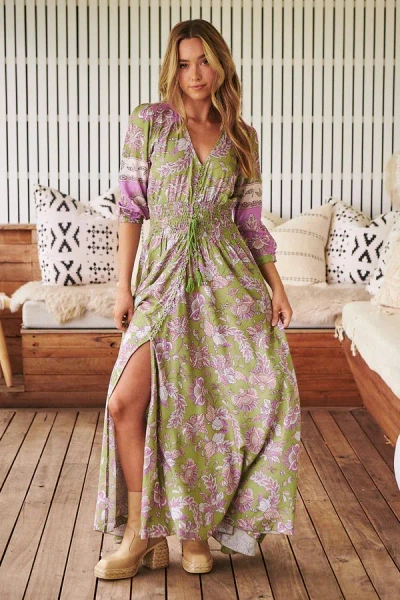 Jaase Kaffir Print Indiana Maxi