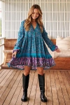 Jaase Lottie Print Fey Mini Dress