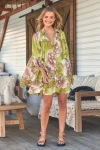 Jaase Mistletoe Print Aimee Mini Dress